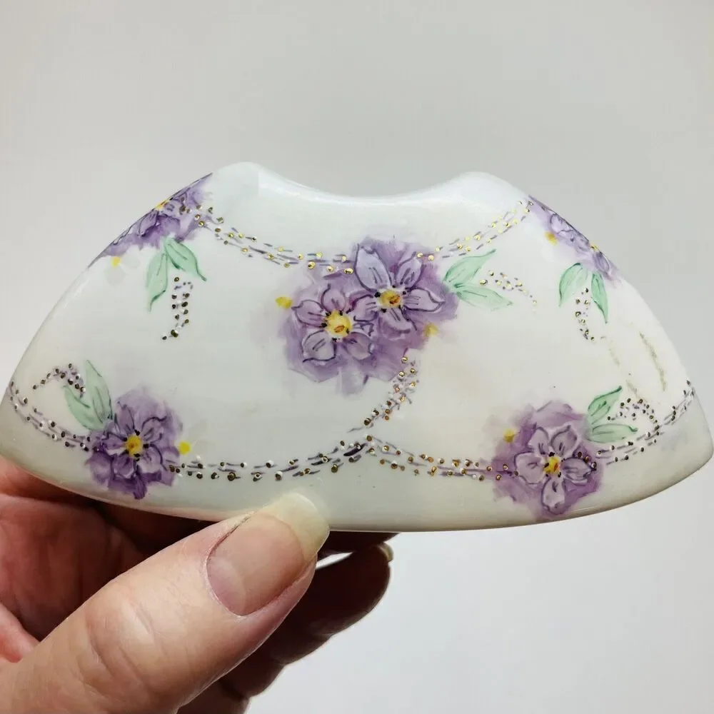 Christopher Stuart Handpainted Vase‎ Floral Bone China Tempest Y1510 Thailand
